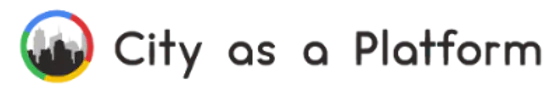 City as a Platform logo with a multicolored circular city icon and text.